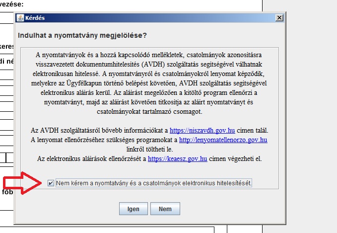 Nincs hitelesítés