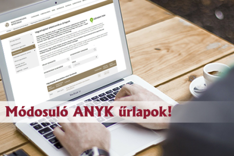 Módosulnak az OBH által közzétett végrehajtási nemperes ÁNYK űrlapok
